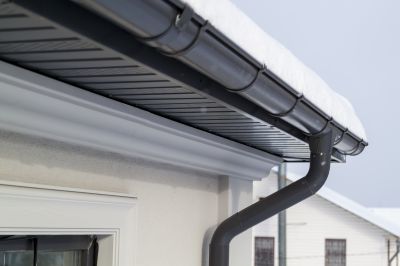 Gutter Cover on Residential Home